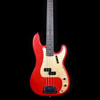 Fender Custom Shop LTD Precision Bass from 2021 in Dakota Red with original Hardcase image 1