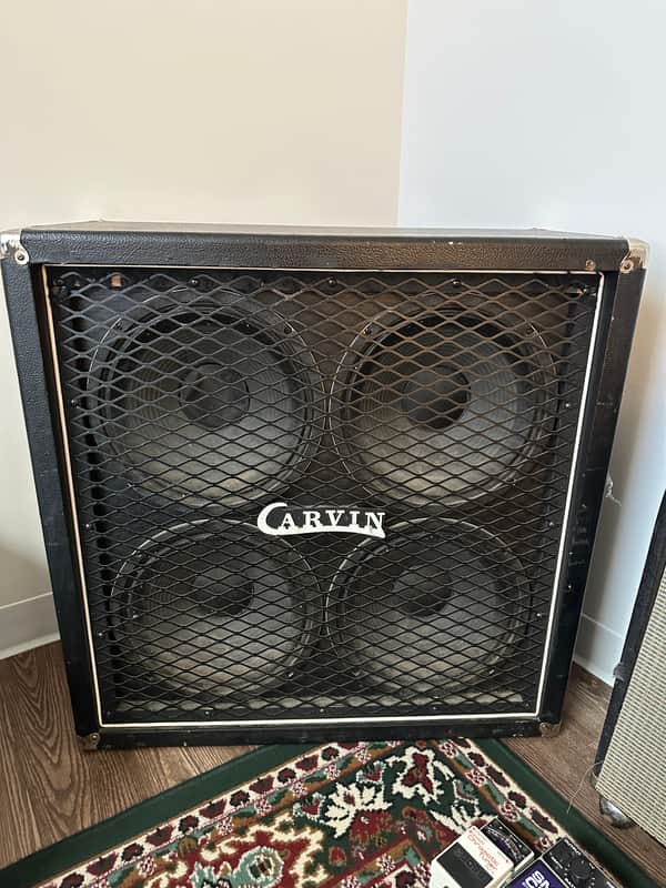 Vintage Carvin 4x12 Speaker Cabinet - Celestion Greenback  Speakers image 1