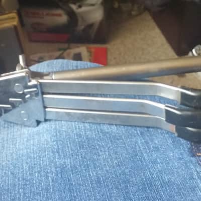 Vintage WFL FLAT BASE ATLAS SNARE STAND 1ST GEN CONCERT Riveted Rubber Feet 50s 60s LUDWIG image 13