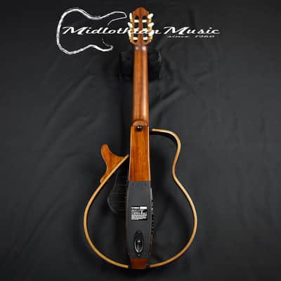 Yamaha SLG200NW Silent Guitar - Wide Nylon-String - Natural Finish w/Gig Bag image 5