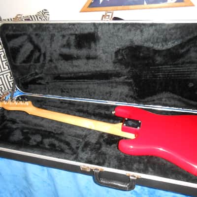 Fender USA Bullet H-1 1983 - Dakota Red w/ OHSC image 12