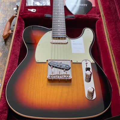 Fender Japan 1962 RI Nitro Finished Custom Telecaster 2024 Three Tone Sunburst w/ HSC & Docs MIJ image 2