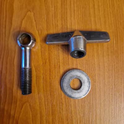 Tacton Vintage East Germany DDR 80s Eye Bolt & Wing Nut. Tom holder part image 2