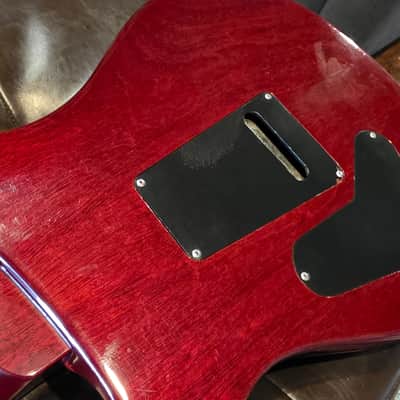1986 PRS Custom 24 - Birds, Flame Top, Cherry Burst - w/ Case image 18