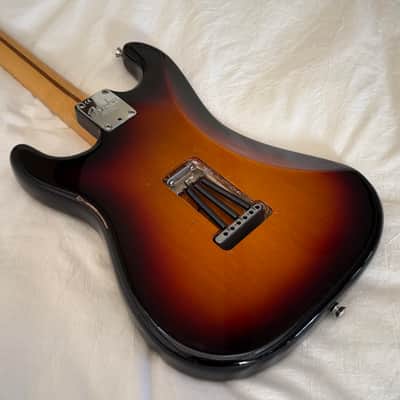 2015 Fender American Standard Stratocaster 3-Color Sunburst - Free Pro Setup image 10