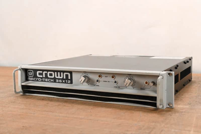 Crown Macro-Tech 36x12 2-Channel Power Amplifier CG01VRY image 1