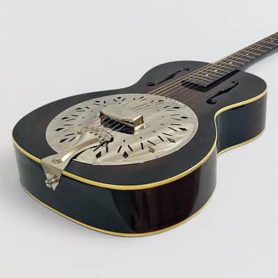 Recording King RR-41-VS Rattlesnake Wood Body Resonator Guitar - Vintage Sunburst image 11