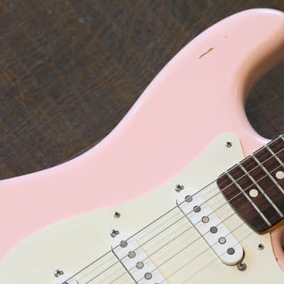 MINT! 2023 Nash S-63 Electric Guitar Shell Pink Relic + Fender Case image 7