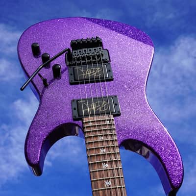 ESP Custom Shop KH-2 Neck Thru Purple Sparkle Kirk Hammett 6-String Electric Guitar w/ Case image 1