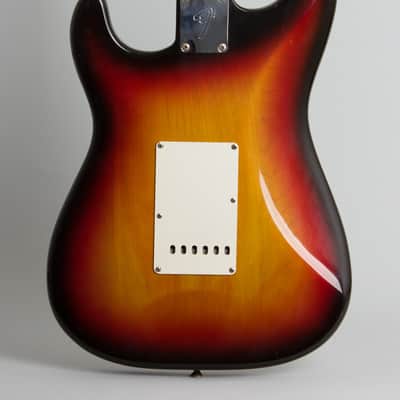 Fender  Stratocaster Solid Body Electric Guitar (1970), ser. #273341, period black tolex hard shell case. image 4