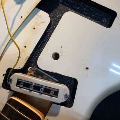 Yamaha SB-2A Flying Samurai Bass MIJ 1968 Peal White Vintage Made in Japan w/ Hard Case image 23