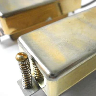 FIREBIRD Aged/Relic GOLD Set 2pcs Vintage Correct Mini Humbucker Gibson Epi Q image 4
