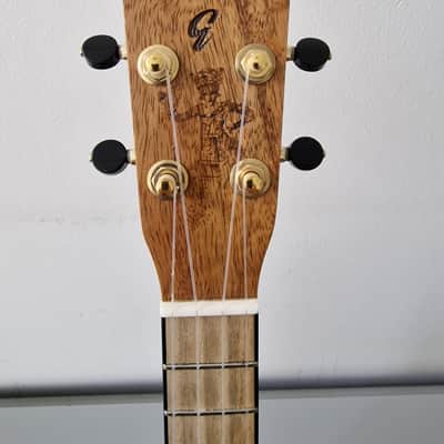 Genta Ukulele Tenor - All solid Mango wood - Nusantara series - Bali 2019 - Satin green - w truss rod image 6