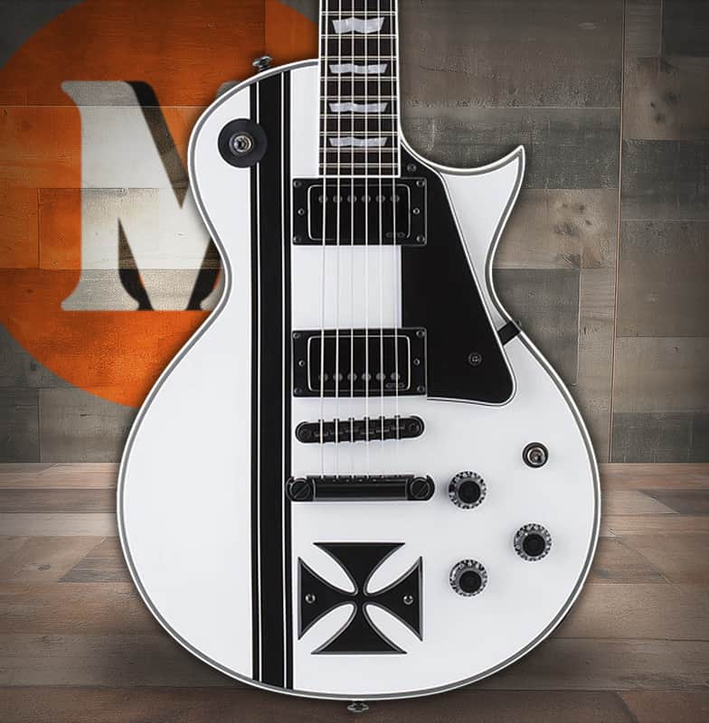 ESP LTD James Hetfield Iron Cross - Snow White (LIRONCROSSSW) image 1