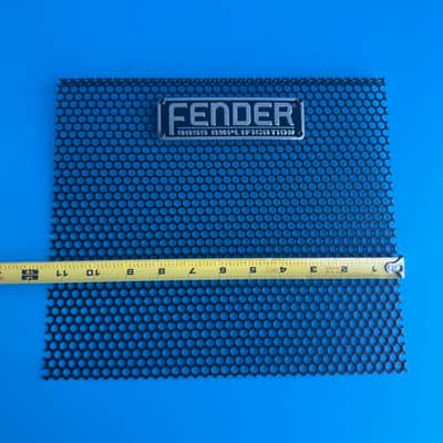 Fender Rumble 15 (PR497) Bass Amplifier Part: Speaker Cover Grille w/Emblem Logo image 6