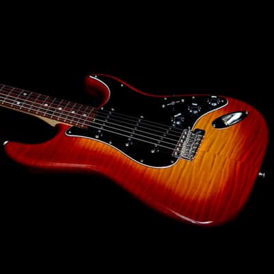 Squier By Fender SST-39 Silver Series Stratocaster w/ Foto Flame Finish, Pre-Owned image 2