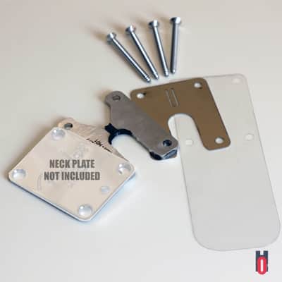 Patented invisible guitar wall hanger compatible FenderÂ® with rectangular plate - 3 kits image 12