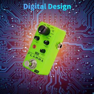 Mini Modulation Guitar Effects Pedal – Chorus, Flanger, Tremolo, Phaser & Vibrato image 3