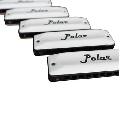 Harmo Polar pro pack set of 5 harmonica with gig bag and keychain harmonica image 5