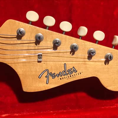 1964 Fender Musicmaster Olympic White OHSC 24"scale image 7