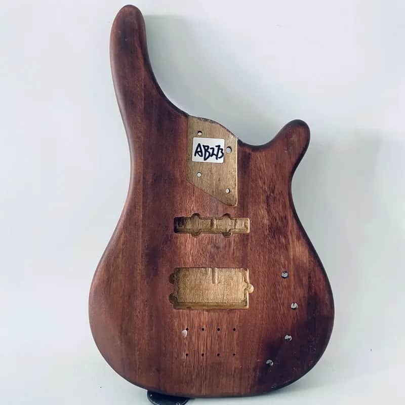 Mahogany Wood DIY Project 4 String Bass Body image 1