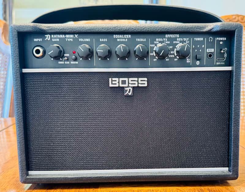 Boss Katana-Mini X 10-Watt 1x5" Digital Modeling Guitar Combo 2024 - Present - Black image 1