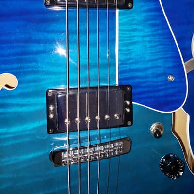 Heritage H-550 Custom 2003 -Rare  Neptune Blue image 8