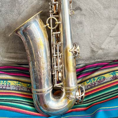 SELMER Balanced Action Alto saxophone JUST OVERHAULED 1938 - Silver plated Bild 3