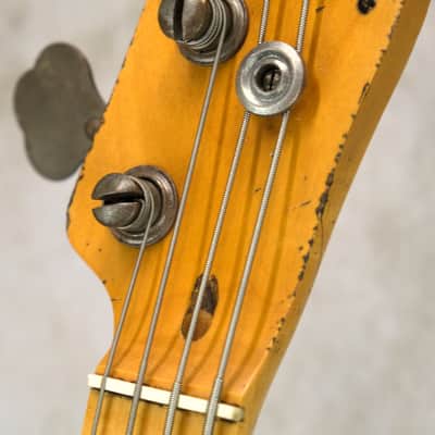 Alnus Bass luthier Made '51 P Bass - Aged Charcoal Frost Metallic image 10