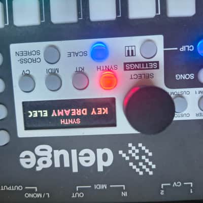 Synthstrom Audible Deluge 64-Voice Desktop Synthesizer with OLED Display 2022 - Present - Black image 4