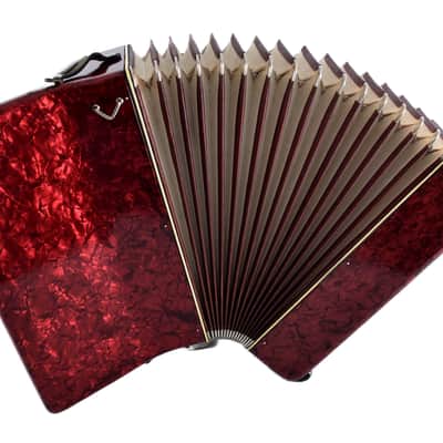 Rare Vintage German Made Top Piano Accordion Weltmeister Gigantilli I - 80 bass + Original Hard Case & Shoulder Straps image 13