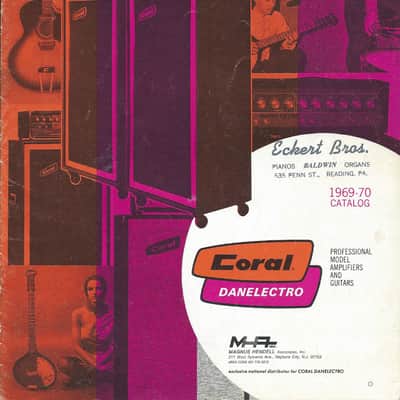 Vintage 1969 Danelectro Coral Guitars Full Line Catalog Hornet Sitar Amps image 1