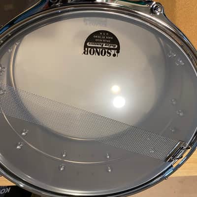 Sonor Kompressor 14x6.5" Brass Snare Drum - Black Nickel - New image 5