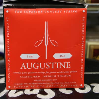 Augustine Classic Red Medium Tension Classical Guitar Strings