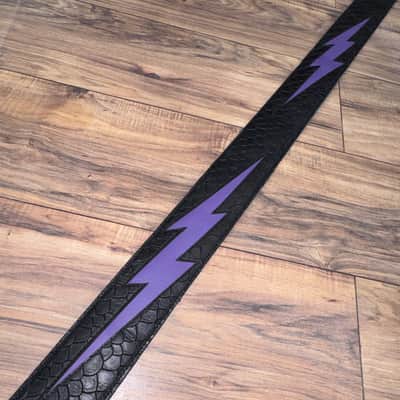 Carlino Purple lightening bolt strap 2026 - Black and purple image 8