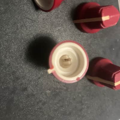 Fender Evil Red Knobs 1989 Red Amp Knobs image 3