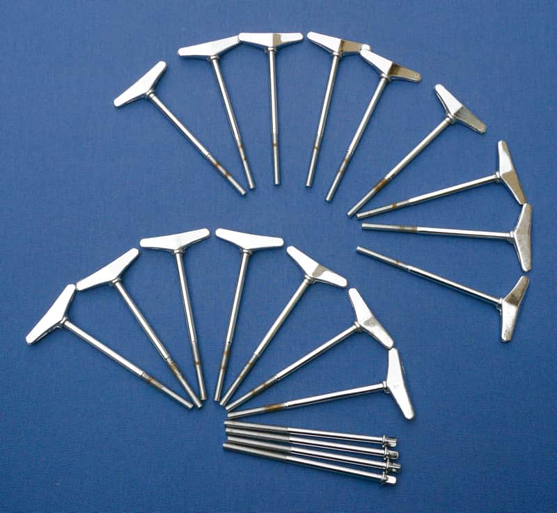 Pearl BLX MLX T-rods Tension Rods Bass Drum 90s Pack of 20 image 1