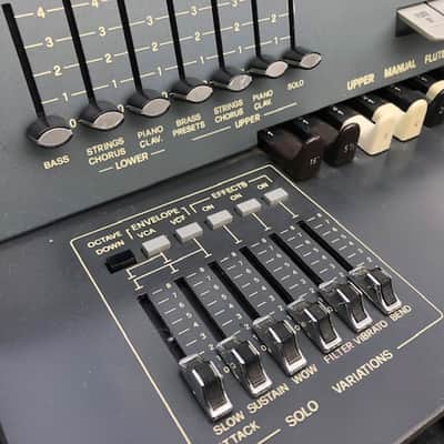 Elka X 705 Vintage Organ (Super Artist 707, X 707) 1979 Black image 4