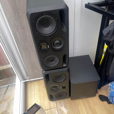 ADAM Audio S3H Active Studio Monitor (PAIR) 2022 - Present - Black image 1
