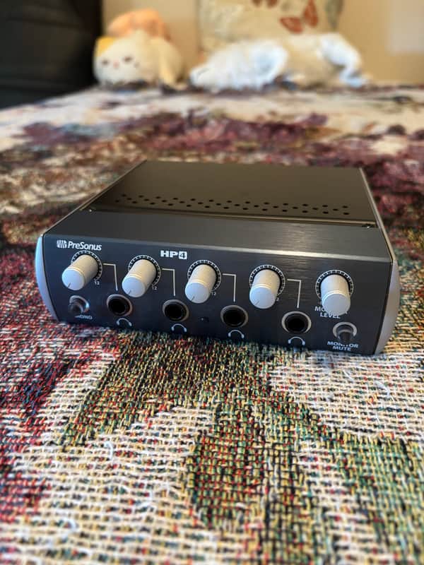 PreSonus HP4 4-Channel Headphone Amplifier 2010s - Blue image 1