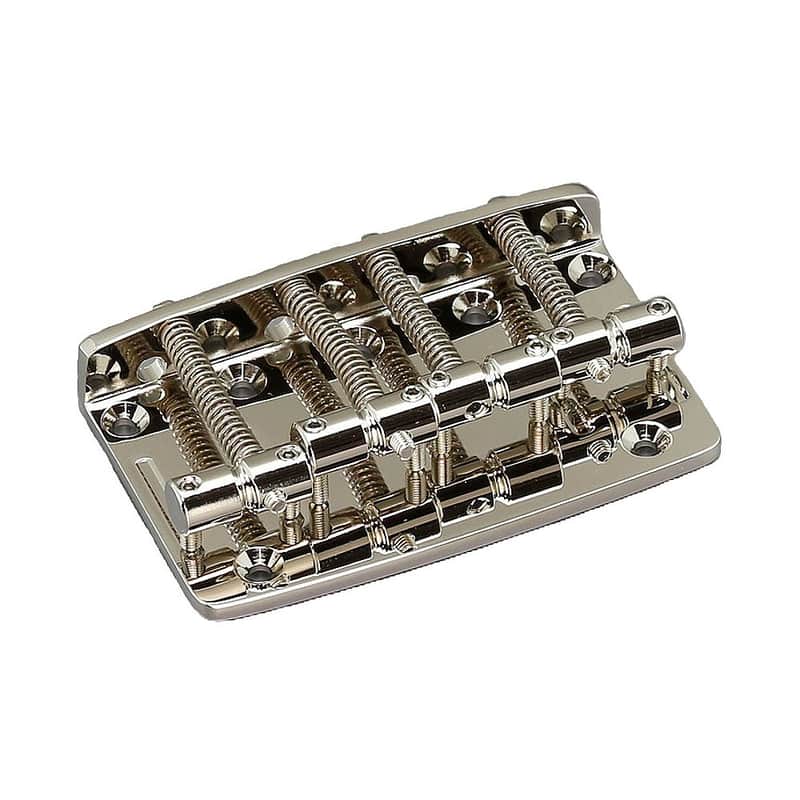 Gotoh 203B-4 Jazz & P Bass Fender Style Bass Bridge (Nickel) image 1