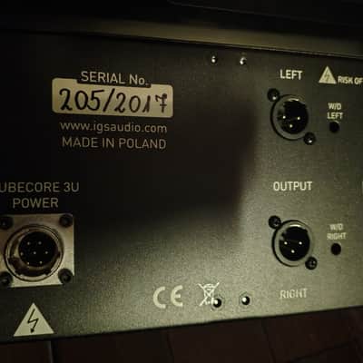 IGS Audio Tubecore 3U Mastering Edition Stereo Compressor 2010s - Black image 7