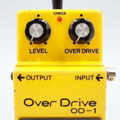 Boss OD-1 Over Drive With Original Box JRC4558D Long Dash Silver Screw 1980 Made in Japan Vintage Guitar Effect Pedal 9200 image 4