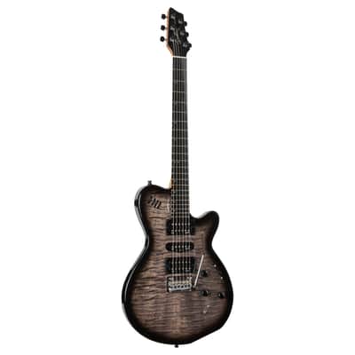 Godin 025503 xtSA - Synth Access - 3 Voice  Trans Black Flame - Electric Guitar Made In Canada image 1