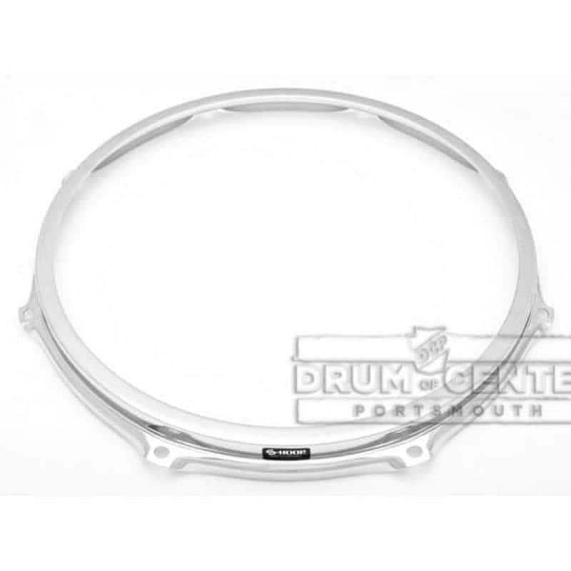 S-hoop Drum Hoops : 18" 8 Hole Chrome/Steel image 1