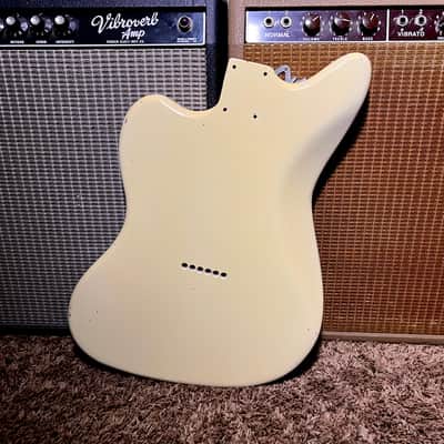 Relic Fender Telemaster Body Alder Vintage Aged Olympic White Offset Telecaster Nitrocellulose 😍 image 4