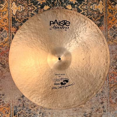 JR ROBINSON’S PERSONAL JR Robinson PAISTE Signature 24” Masters DEEP Ride SIGNED! 4274 g image 1