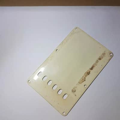 1962 FENDER STRATOCASTER TREMOLO BACK PLATE / COVER USA image 2