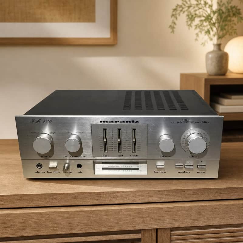 Marantz PM-400 Rare Vintage MINT Integrated Amplifier Warranty Tested Hi-Fi image 1