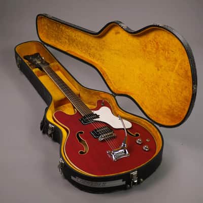 1968 Mosrite Celebrity lI (USA, Red, OHSC) image 2